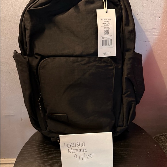 BEIS North to South Backpack in Black - Picture 1 of 3
